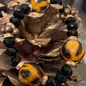 Tiger print unique bracelet